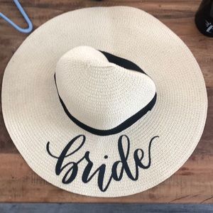 Bride hat for Bachelorette! Worn once, one size